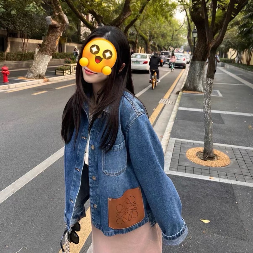 ❌sold❌Authentic Loewe Blue Denim Jacket - Picture 8 of 8